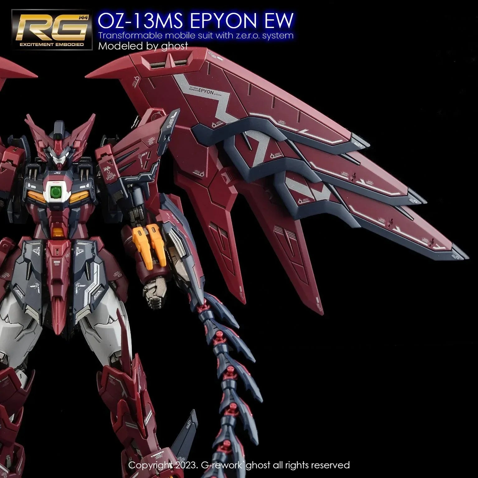G-Rework Water Decal For RG Epyon - A-Z Toy Hobby
