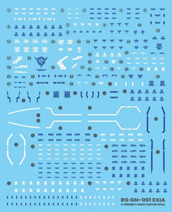 G-Rework Water Decal For RG Exia - A-Z Toy Hobby
