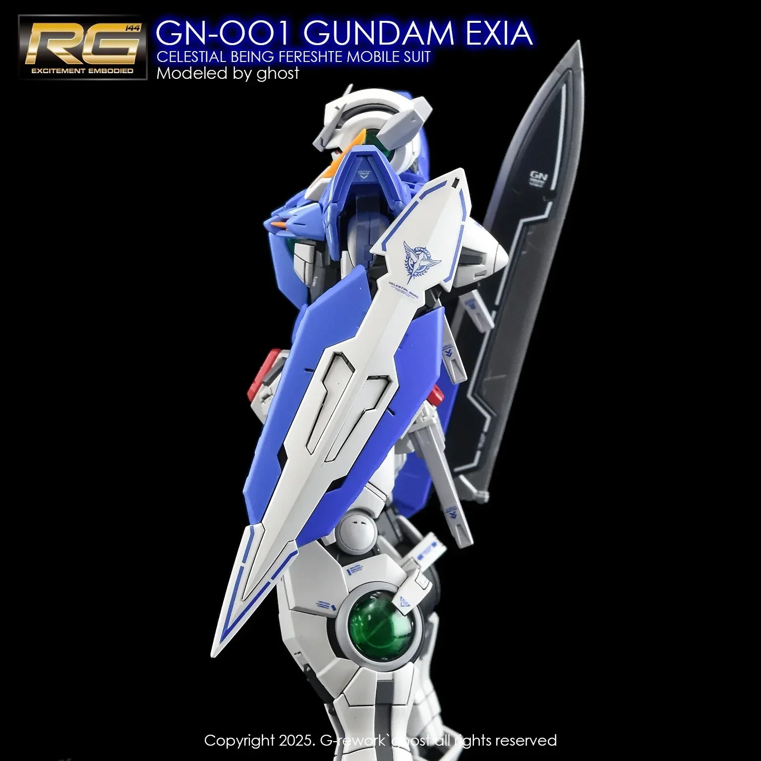 G-Rework Water Decal For RG Exia - A-Z Toy Hobby