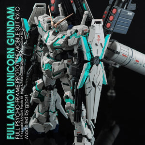 G-Rework Water Decal For RG Full Armor Unicorn - A-Z Toy Hobby