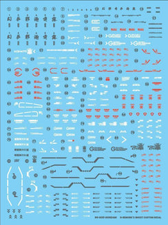 G-Rework Water Decal For RG God - A-Z Toy Hobby