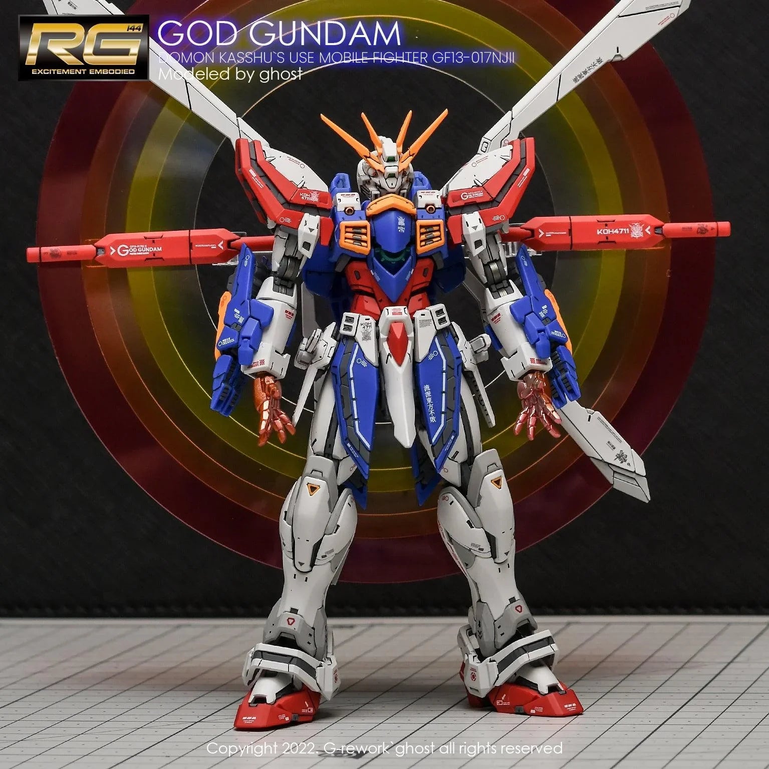 G-Rework Water Decal For RG God - A-Z Toy Hobby