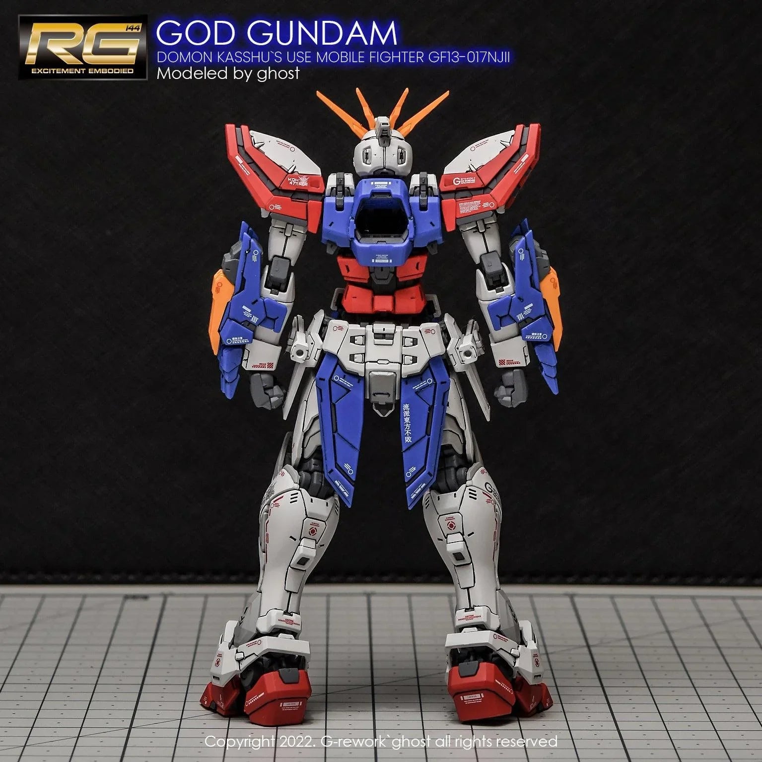 G-Rework Water Decal For RG God - A-Z Toy Hobby