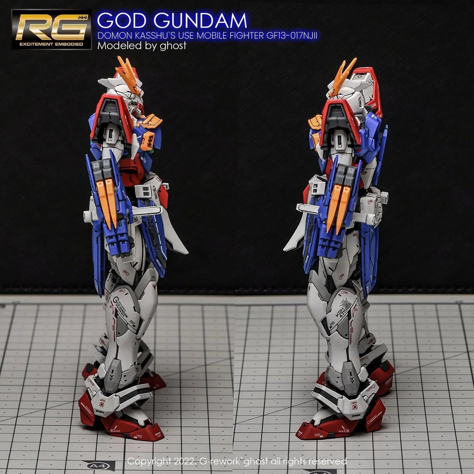G-Rework Water Decal For RG God - A-Z Toy Hobby