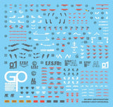 G-Rework Water Decal For RG GP01 Zephyranthes - A-Z Toy Hobby