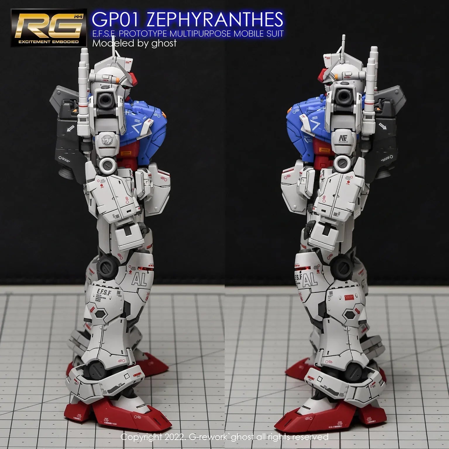 G-Rework Water Decal For RG GP01 Zephyranthes - A-Z Toy Hobby