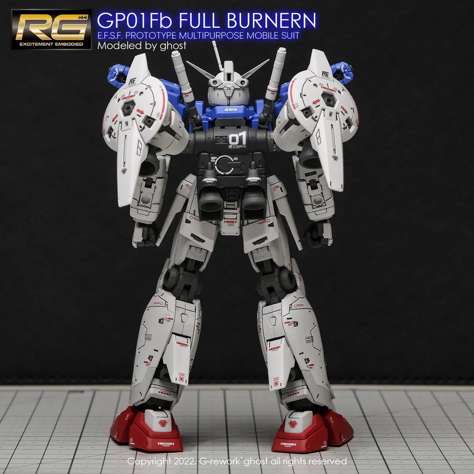 G-Rework Water Decal For RG GP01Fb Full Burnern - A-Z Toy Hobby