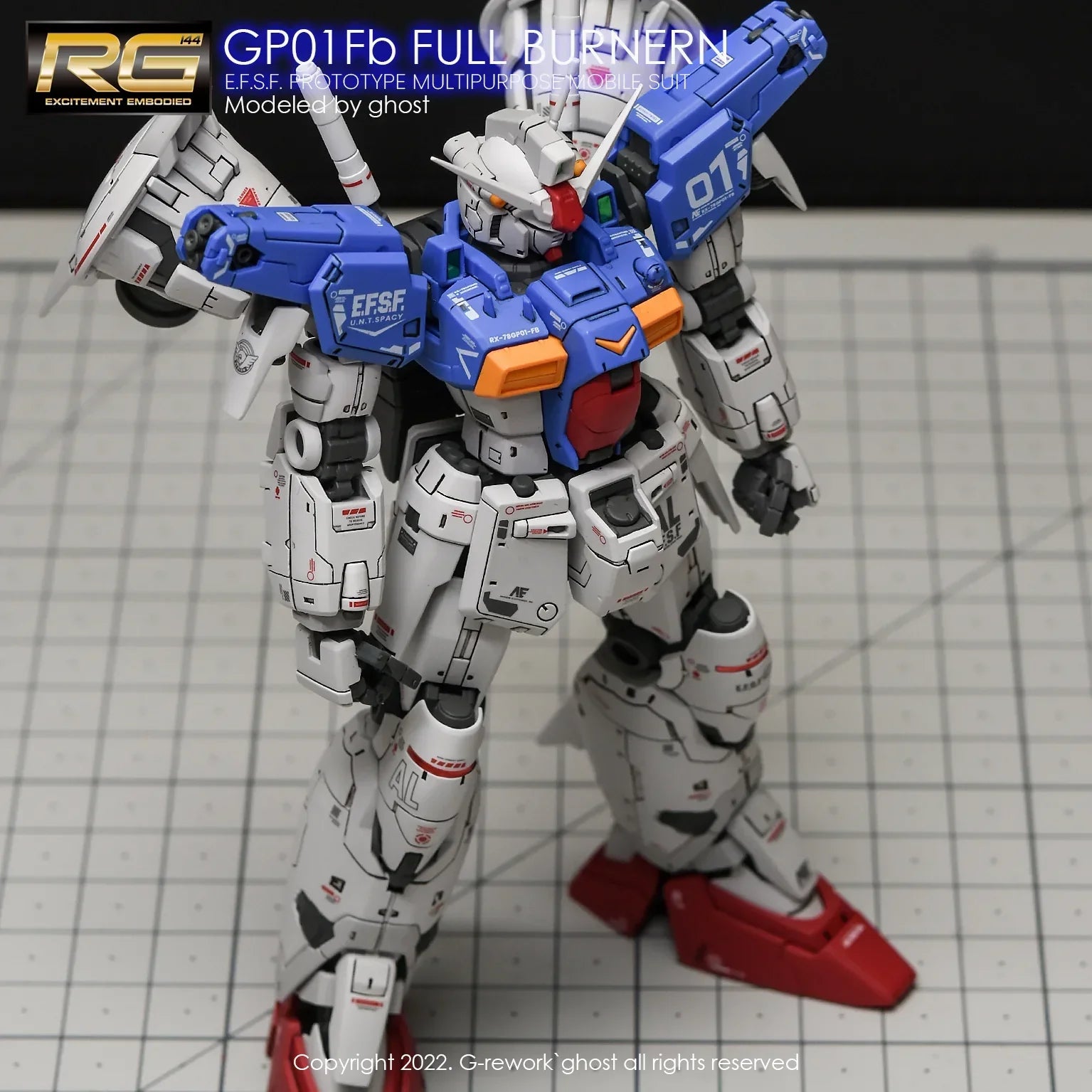 G-Rework Water Decal For RG GP01Fb Full Burnern - A-Z Toy Hobby