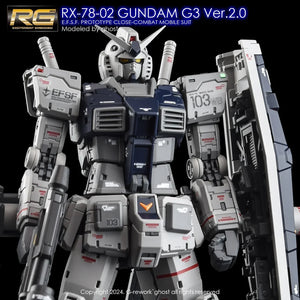 G-Rework Water Decal For RG RX-78-2 2.0 G3 Ver. - A-Z Toy Hobby