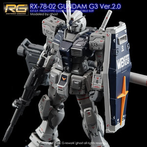 G-Rework Water Decal For RG RX-78-2 2.0 G3 Ver. - A-Z Toy Hobby