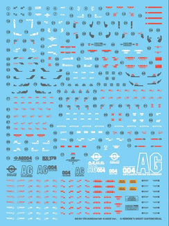 G-Rework Water Decal For RG Mk-II (AEUG) - A-Z Toy Hobby