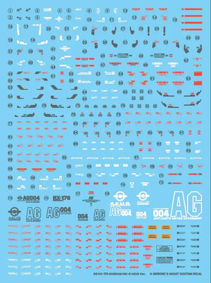 G-Rework Water Decal For RG Mk-II (AEUG) - A-Z Toy Hobby