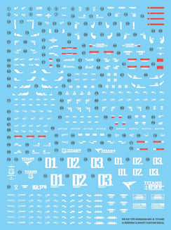 G-Rework Water Decal For RG Mk-II (Titans) - A-Z Toy Hobby