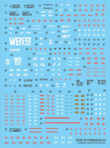 G-Rework Water Decal For RG RX-78-2 2.0 - A-Z Toy Hobby