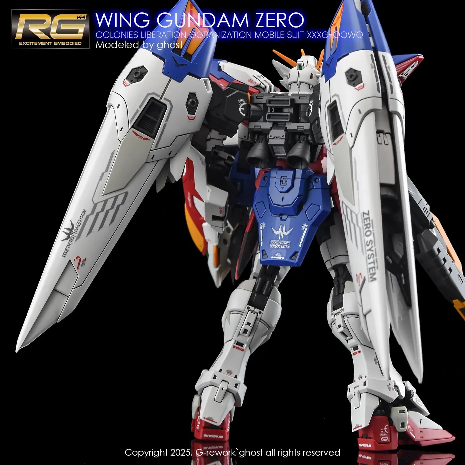 G-Rework Water Decal For RG Wing Zero - A-Z Toy Hobby