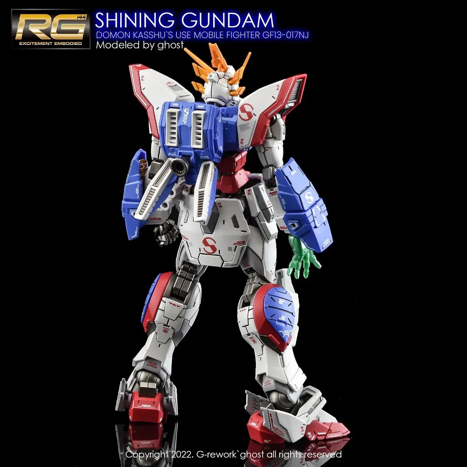 G-Rework Water Decal For RG Shining Gundam - A-Z Toy Hobby