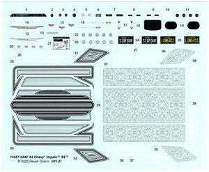 Revell 1964 Chevy Impala SS Lowrider 1/25 Model Kit - A-Z Toy Hobby