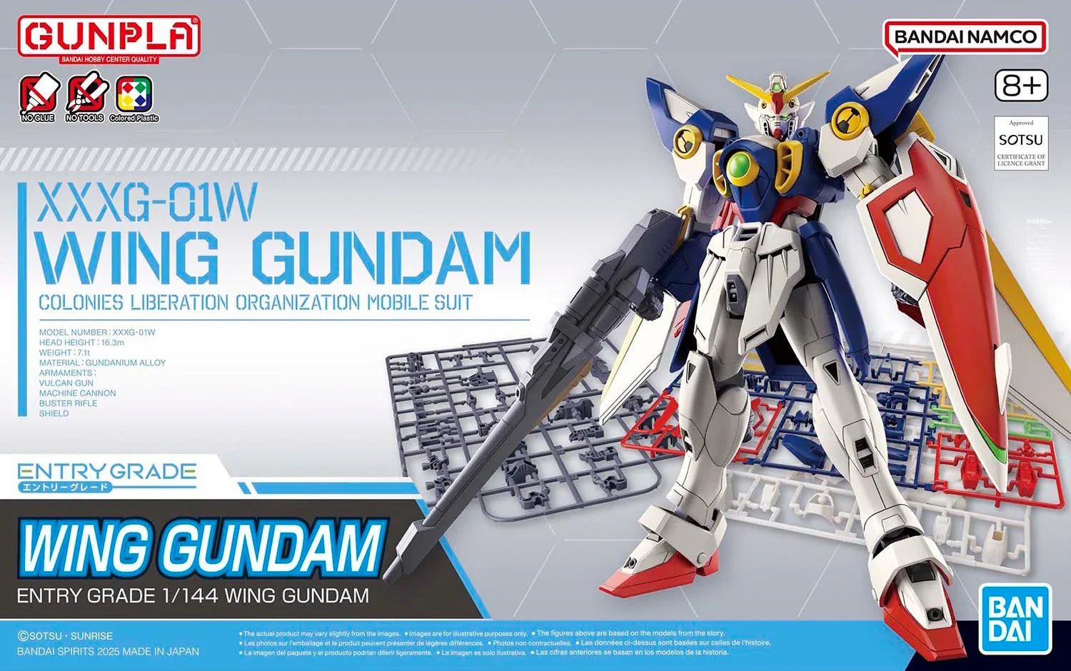Bandai Entry Grade Wing Gundam 1/144 Model Kit - A-Z Toy Hobby