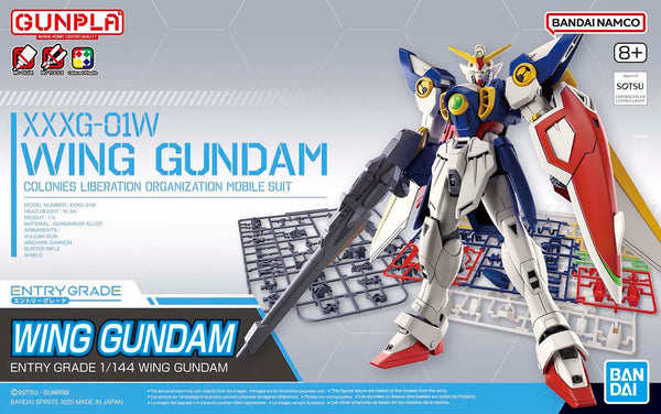Bandai Entry Grade Wing Gundam 1/144 Model Kit