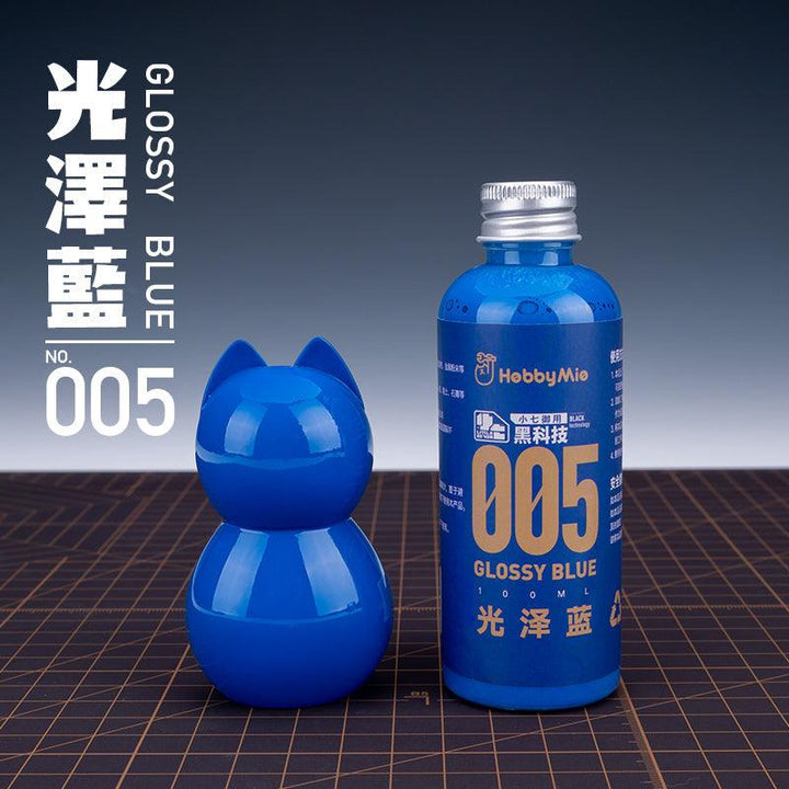 Hobby Mio 005 Glossy Blue Lacquer Paint 100ml - A-Z Toy Hobby