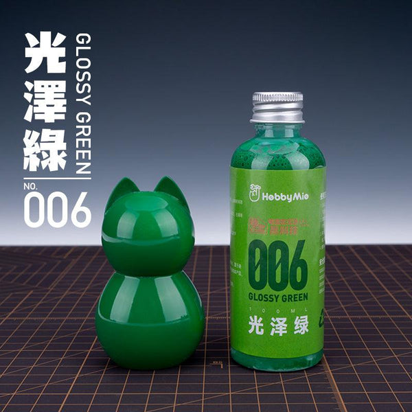 Hobby Mio 006 Glossy Green Lacquer Paint 100ml - A-Z Toy Hobby