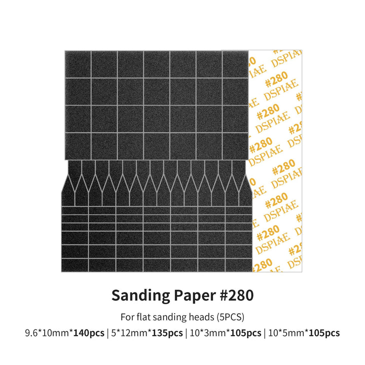 DSPIAE Sanding Paper for Reciprocating Sander - A-Z Toy Hobby