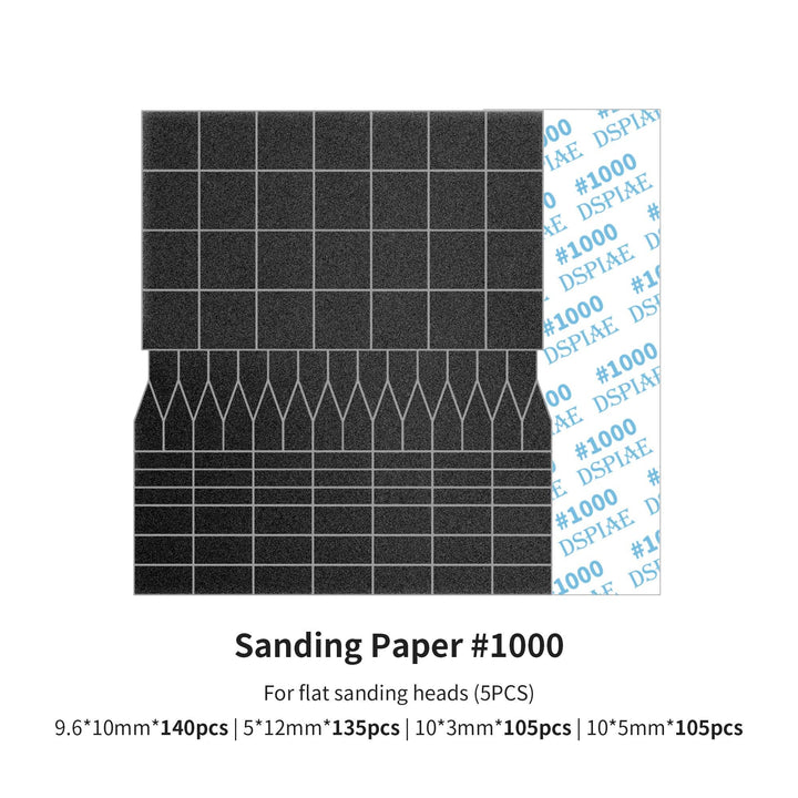 DSPIAE Sanding Paper for Reciprocating Sander - A-Z Toy Hobby