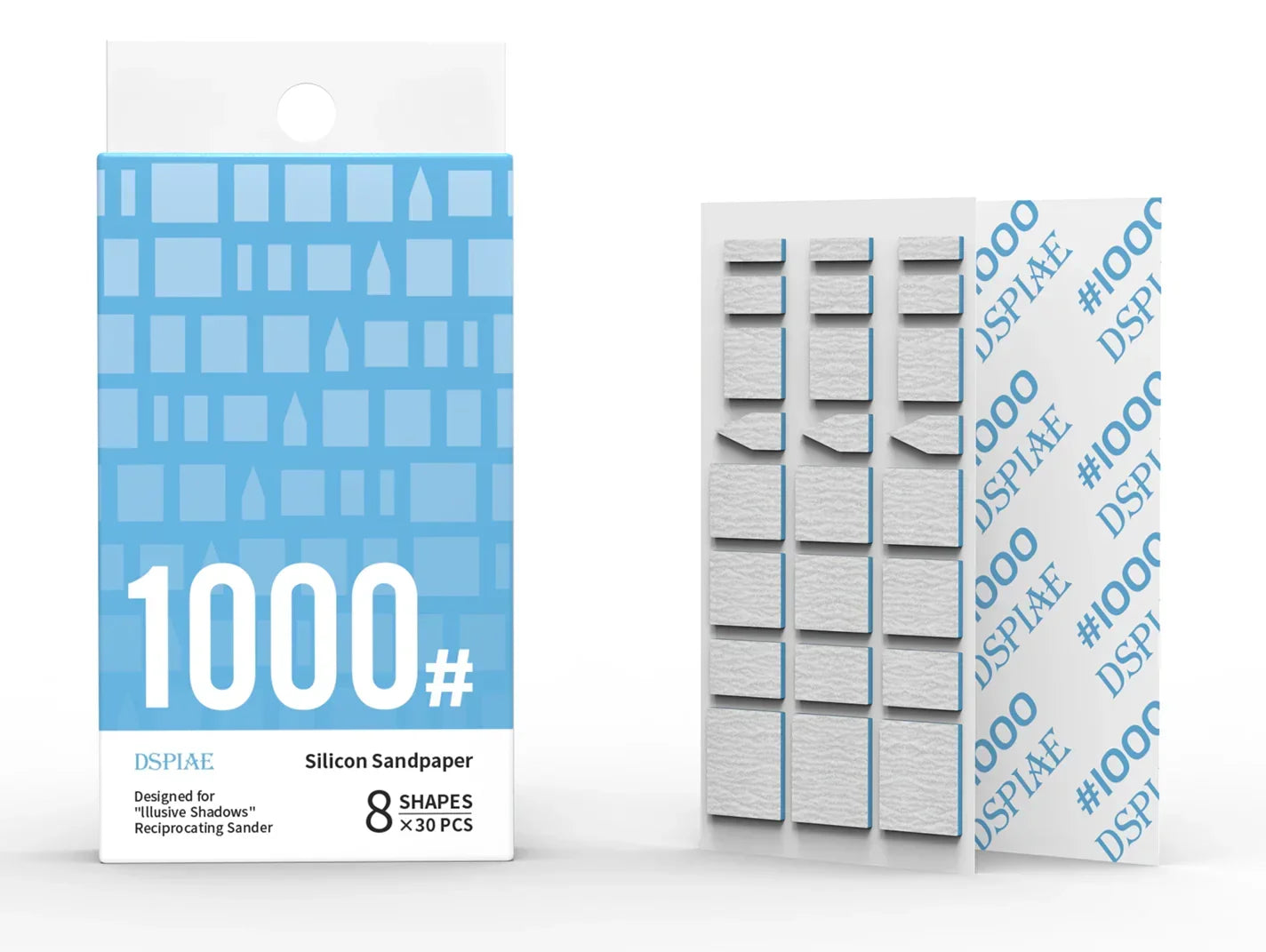 DSPIAE Silicon Sanding Paper for Reciprocating Sander ES-A PRO - A-Z Toy Hobby