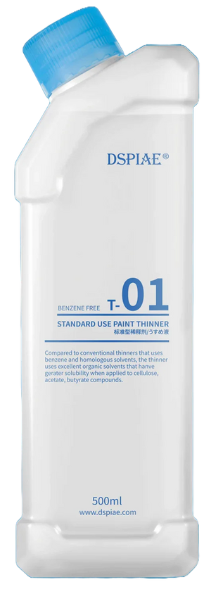 DSPIAE Standard Use Paint Thinner 500ml T-01 - A-Z Toy Hobby