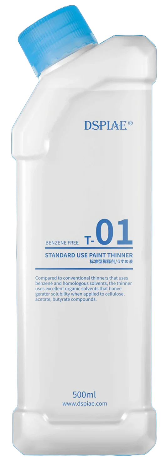 DSPIAE Standard Use Paint Thinner 500ml T-01 - A-Z Toy Hobby