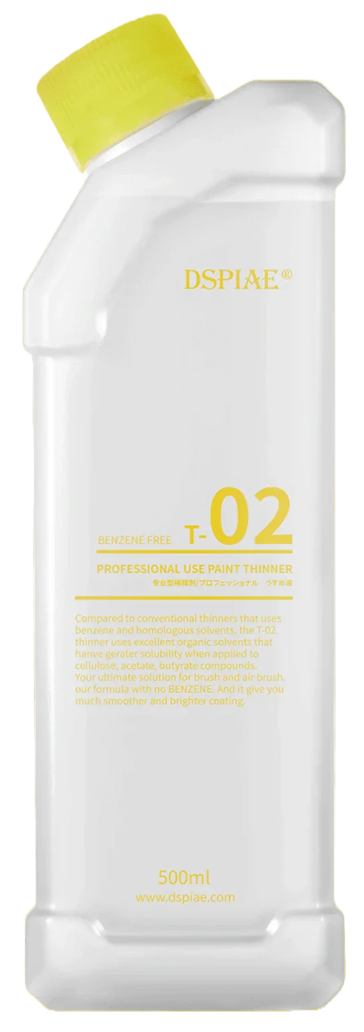 DSPIAE Professional Use Paint Thinner 500ml T-02 - A-Z Toy Hobby