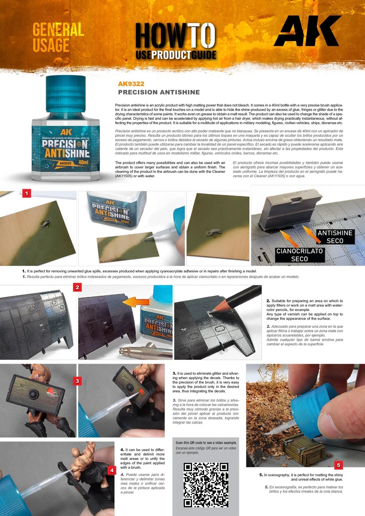 AK Interactive AK9322 Precision Antishine - A-Z Toy Hobby