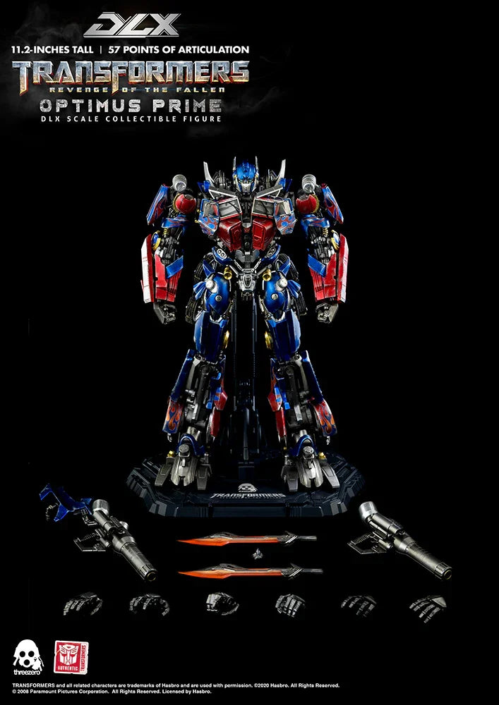 Threezero Transformers Revenge of the Fallen DLX Optimus Prime Action Figure - A-Z Toy Hobby
