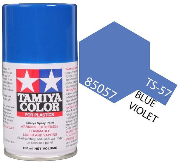 Tamiya 85057 TS-57 Blue Violet Lacquer Spray Paint 100ml TAM85057 - A-Z Toy Hobby