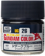 Gundam Color UG26 Nu Gundam Dark Blue Lacquer Paint 10ml - Mr. Hobby