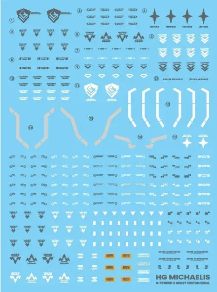 G-Rework Water Decal For HG Michaelis - A-Z Toy Hobby