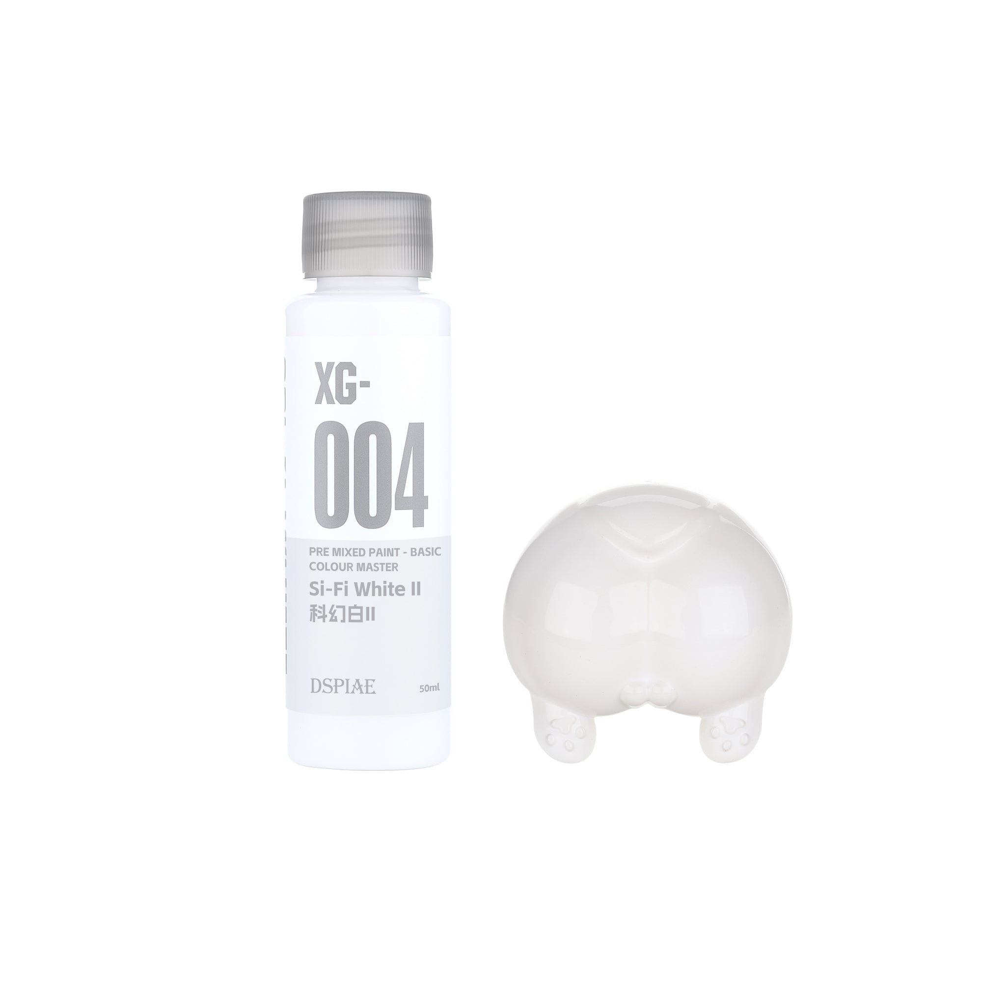 DSPIAE XG-004 Si-Fi White II Pre-Mixed Acrylic Paint 50ml