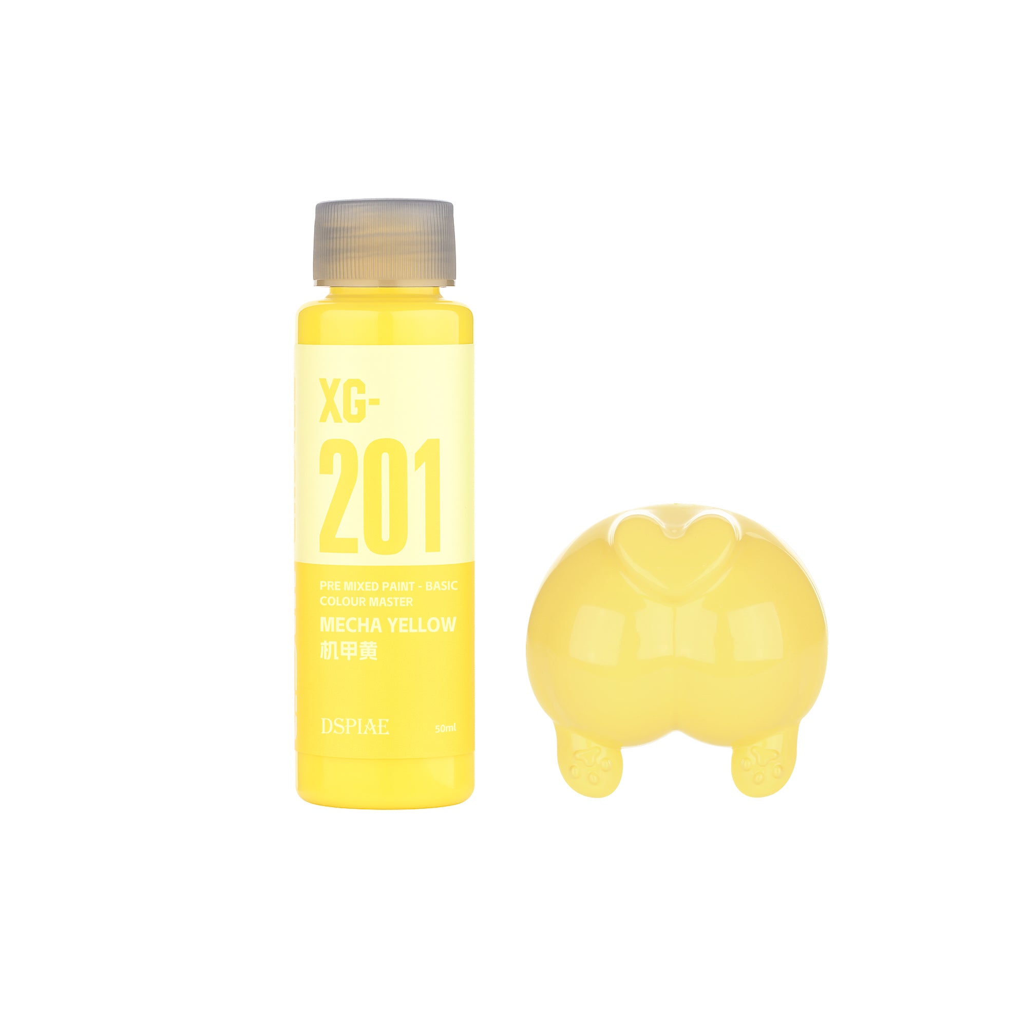 DSPIAE XG-201 Mecha Yellow Pre-Mixed Acrylic Paint 50ml