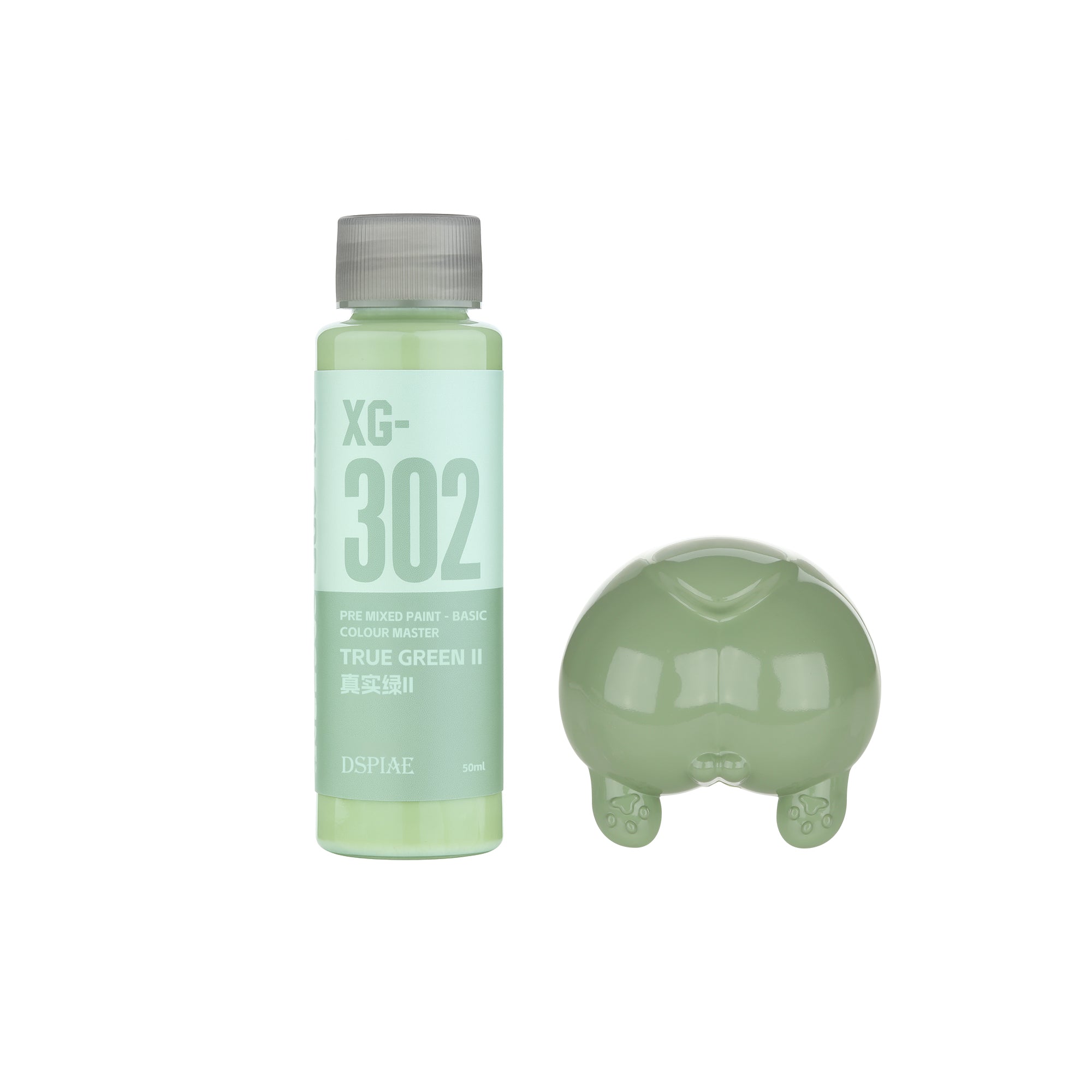 DSPIAE XG-302 True Green II Pre-Mixed Acrylic Paint 50ml