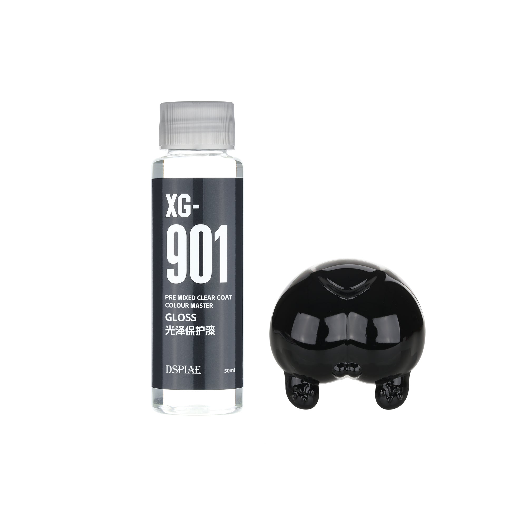 DSPIAE XG-901 Gloss Clear Coat Pre-Mixed Acrylic Paint 50ml