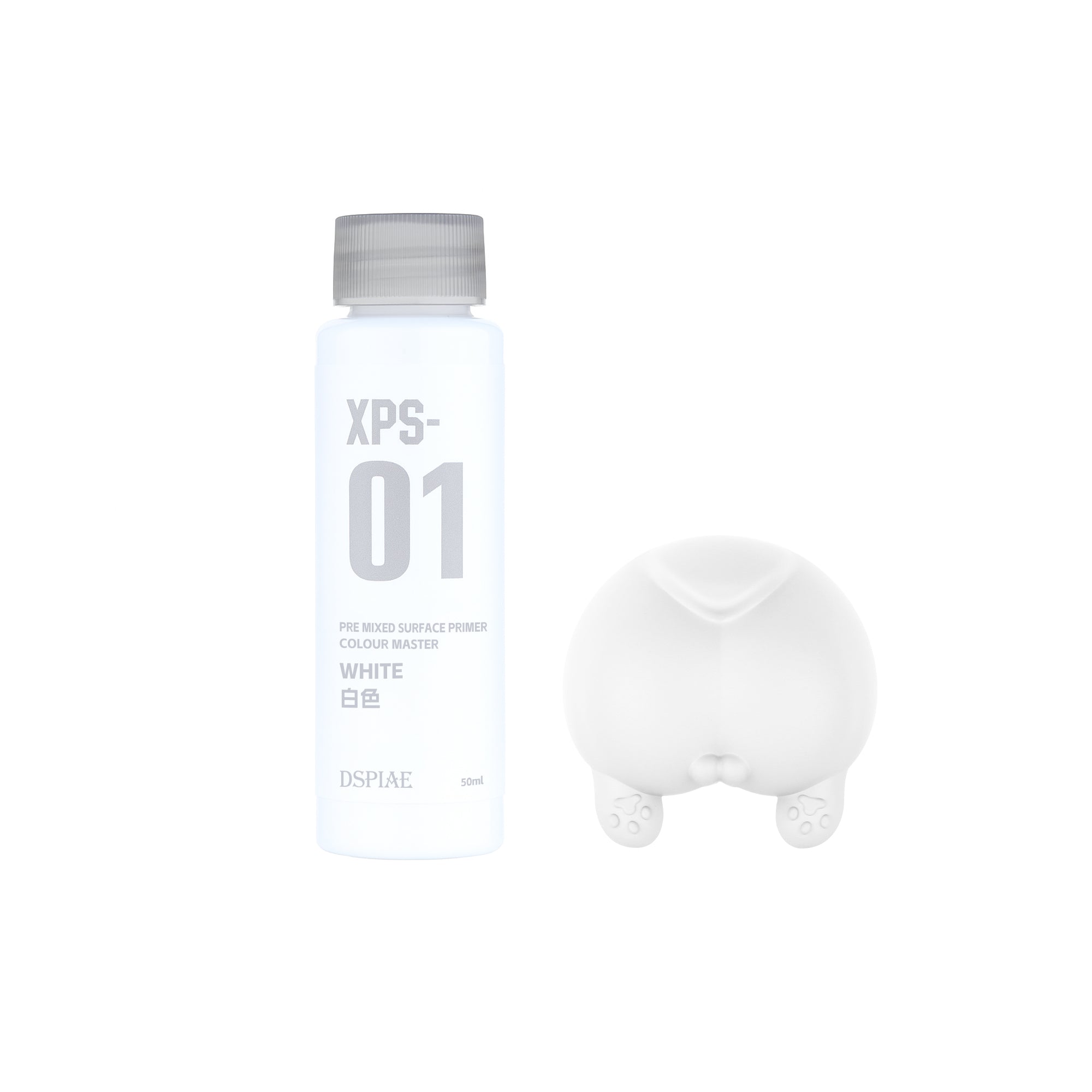 DSPIAE XPS-01 White Surfacer Primer Pre-Mixed Acrylic Paint 50ml