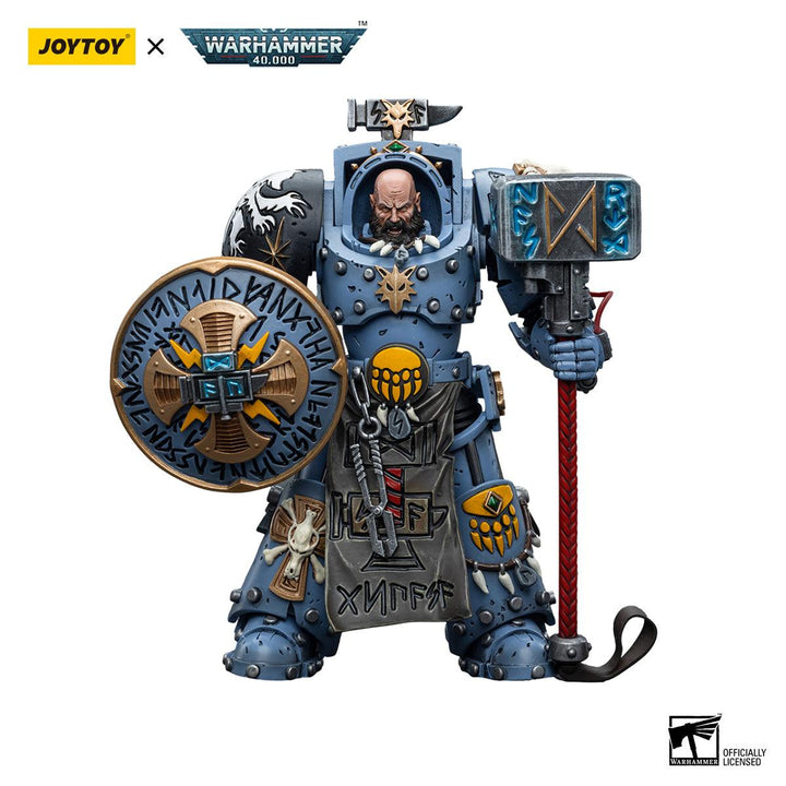 Joy Toy Warhammer 40K Space Wolves Arjac Rockfist 1/18 Action Figure - A-Z Toy Hobby