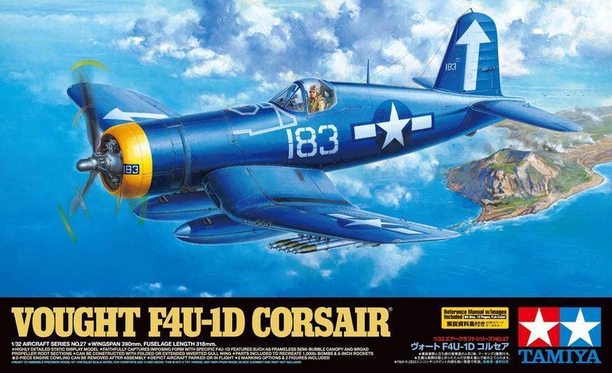 Tamiya 60327 Vought F4U-1D Corsair 1/32 Model Kit - A-Z Toy Hobby