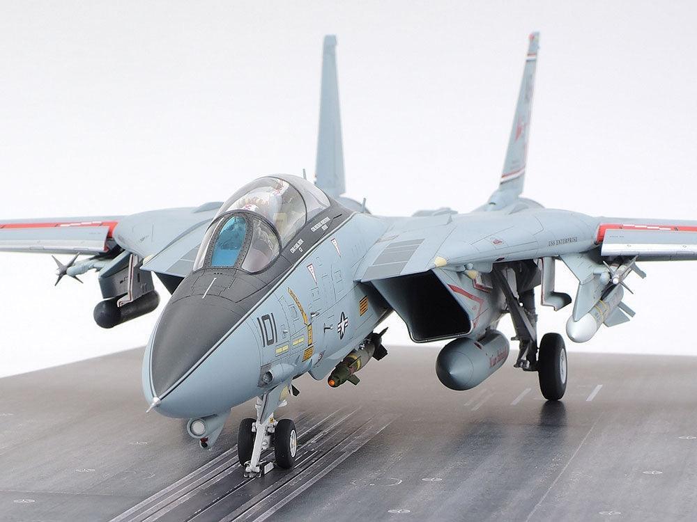Tamiya 61122 Grumman F-14A Tomcat Late Model Carrier Launch Set 1/48 Model Kit - A-Z Toy Hobby