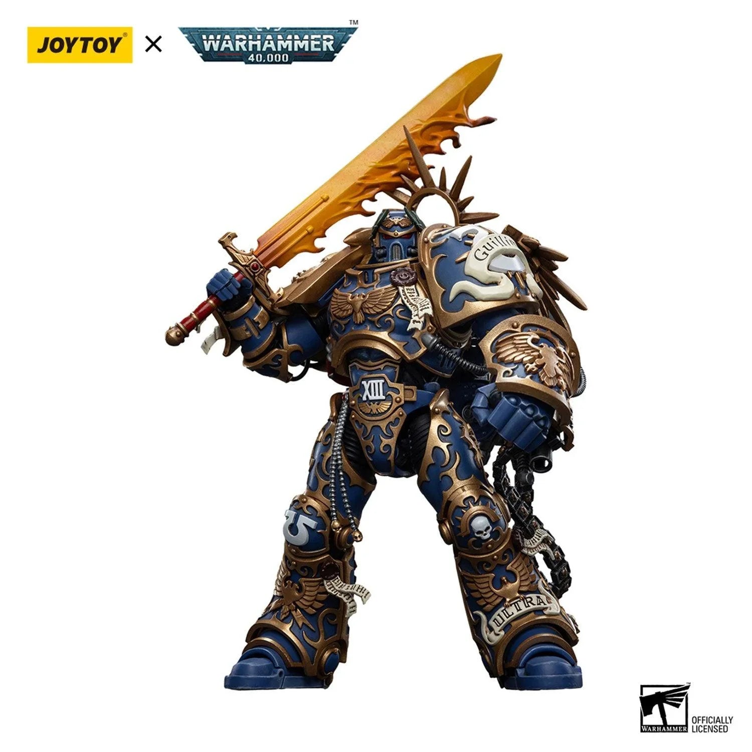 Joy Toy Warhammer 40K Ultramarines Primarch Roboute Guilliman 1/18 Action Figure - A-Z Toy Hobby