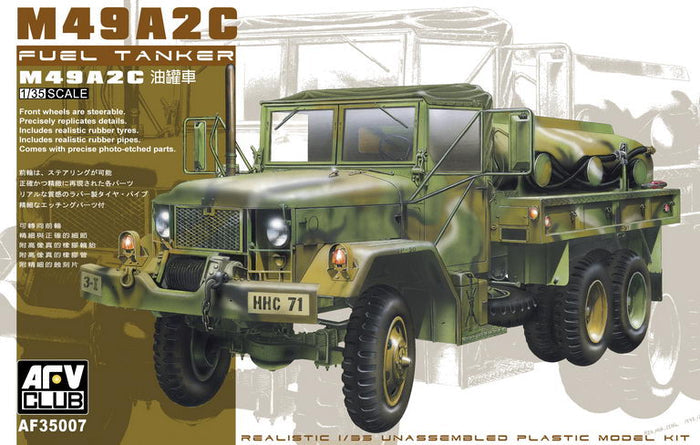 AFV Club 35007 M49A2C Fuel Tanker 1/35 Model Kit