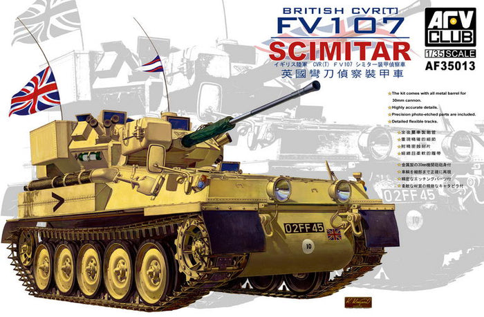 AFV Club 35013 British CVR FV107 Scimitar 1/35 Model Kit