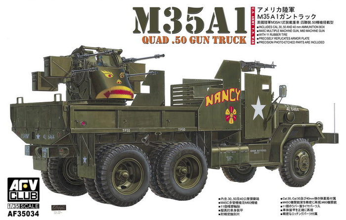 AFV Club 35034 M35A1 Vietnam Gun Truck 1/35 Model Kit