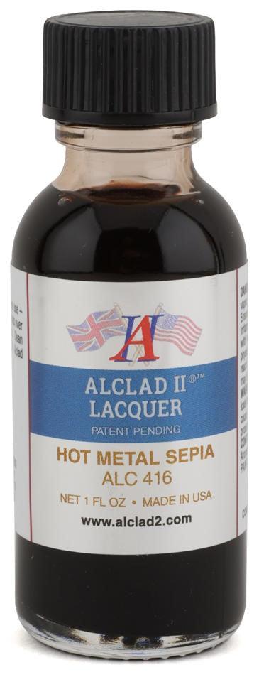 Alclad II ALC-416 Hot Metal Sepia Lacquer Paint 1oz - A-Z Toy Hobby