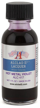 Alclad II ALC-417 Hot Metal Violet Lacquer Paint 1oz - A-Z Toy Hobby